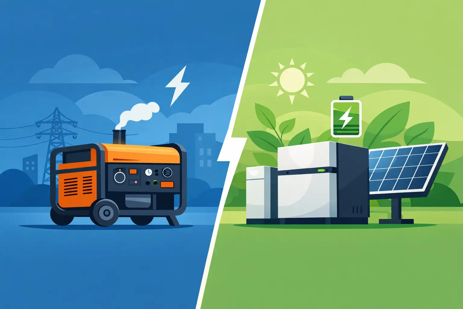 Generator Versus Battery Backup